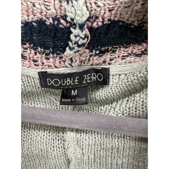 Double Zero Women's Knit Open Front Fringe Cardigan Size Medium - Picture 6 of 13